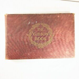 The Gibson Book 1907 Volume 1 Edwardian Art Drawings Oversize Antique Hardcover